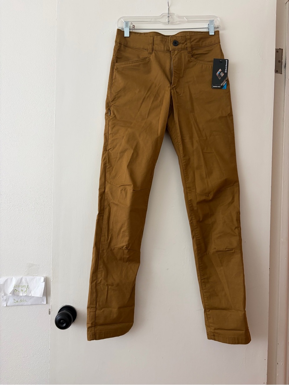 Black Diamond Mantle Pant- Mustard Brown